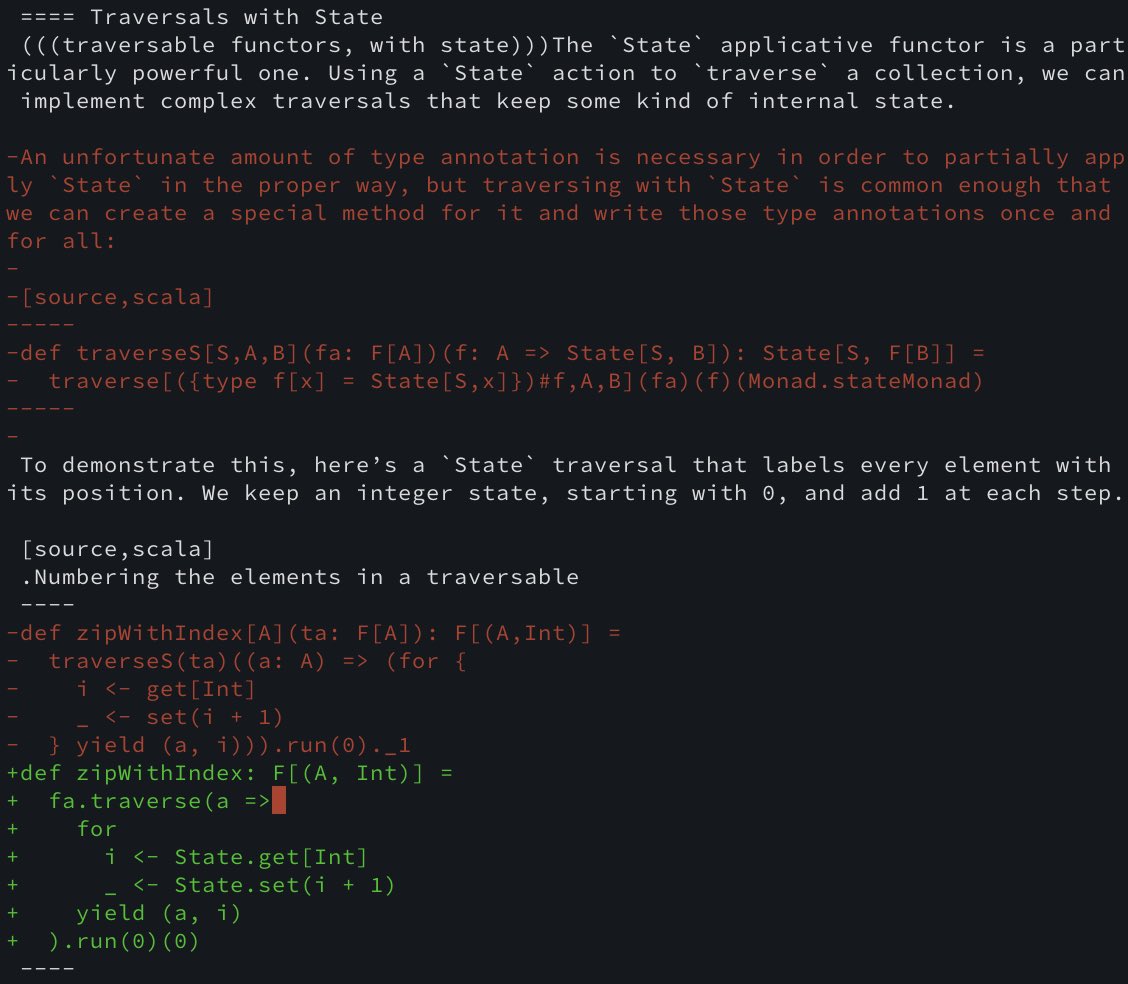 Snippet of chapter 12 of Functional Programming in Scala